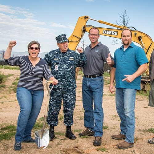 New Home Groundbreaking in Black Forest