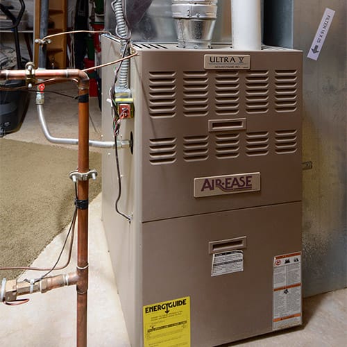 forced air system furnace