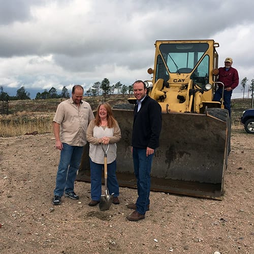 russell groundbreaking in black forest